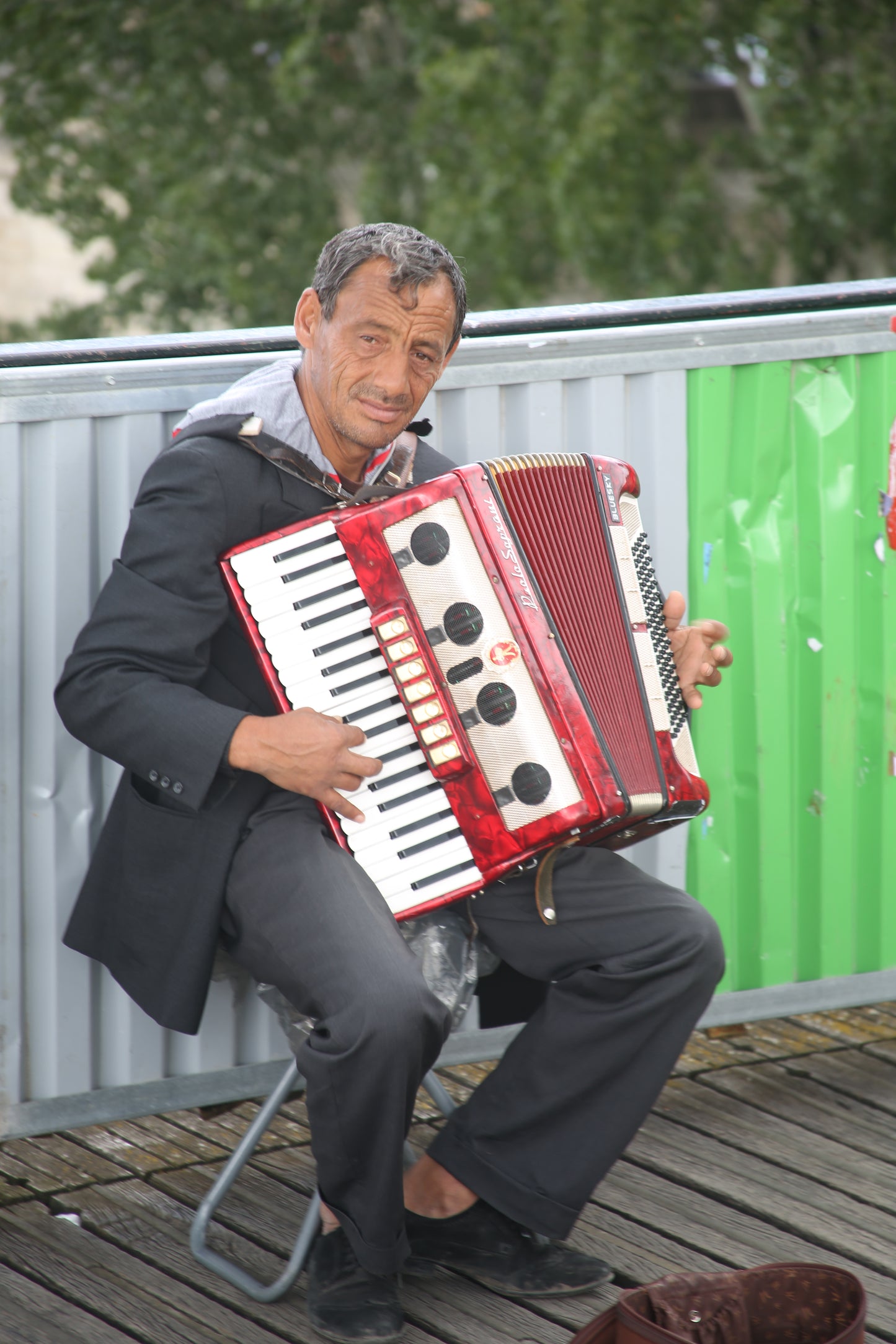 French Street Musician